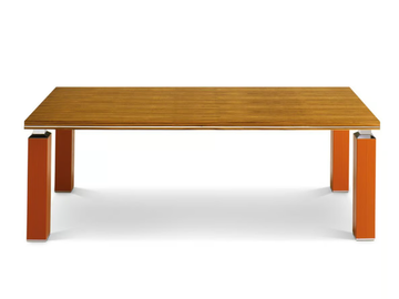 ARES - Rectangular wood veneer office desk by i 4 Mariani - view 3